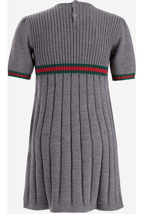 Dresses for Girls Gucci Gucci Kids Dresses Grey