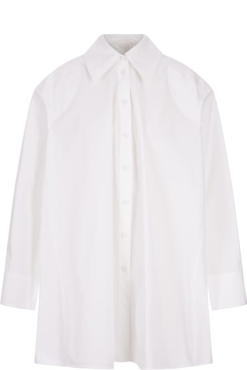 Fashion for Women Jil Sander White Cotton Voluminous Shirt