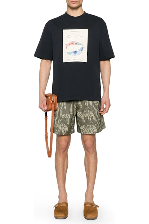 Jacquemus Pants for Women Jacquemus Le Short Aloe