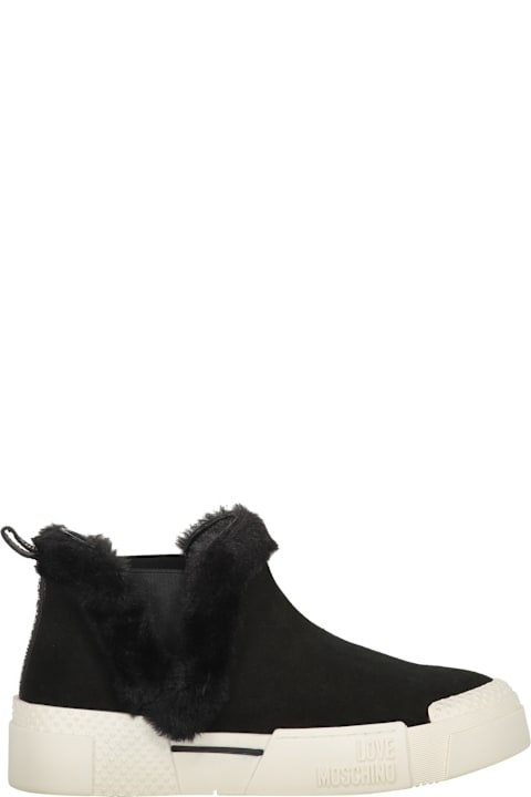 Love Moschino Sneakers for Women Love Moschino Leather High-top Sneakers