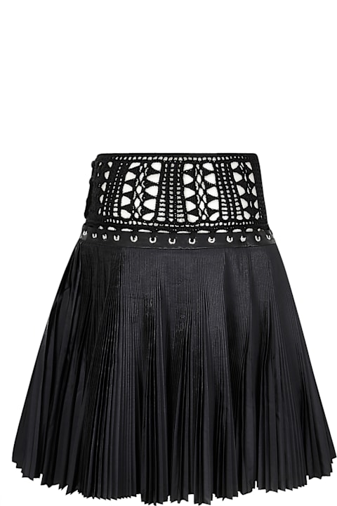 Chopova Lowena for Women Chopova Lowena Pleated Crochet Skirt