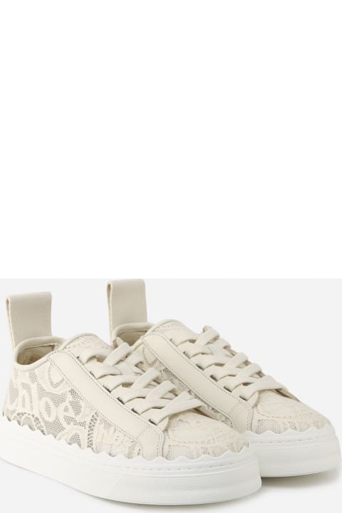 Lauren Sneakers Made Of Lace