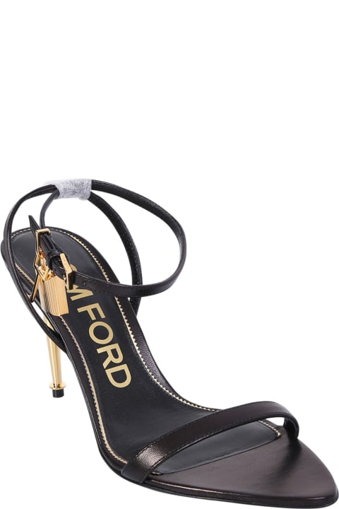 Shoes for Women Tom Ford Padlock Pointy Naked Sandals
