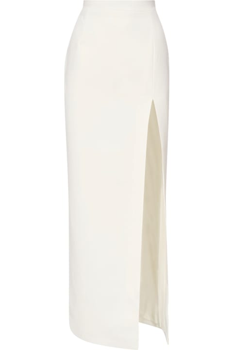 Alessandra Rich for Kids Alessandra Rich Wool Crepe Skirt