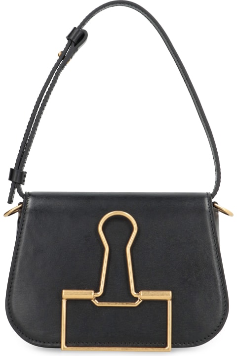 Sale for Women Off-White Skeleton Binder Leather Shoulder Bag