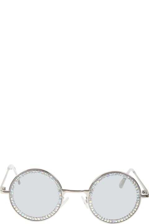 Accessories & Gifts for Girls Monnalisa Silver Glasses For Girl With Rhinestones
