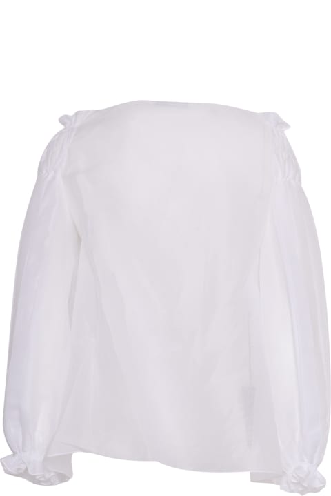 ウィメンズ Alberta Ferrettiのトップス Alberta Ferretti White Shirt