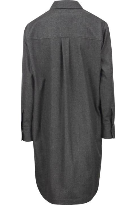 Coats & Jackets for Women Brunello Cucinelli Wool Dress