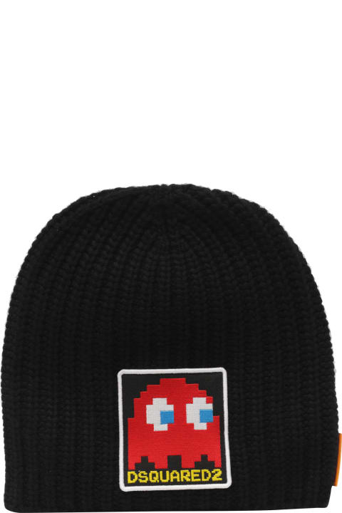 メンズ 帽子 Dsquared2 Pacman Beanie Hat