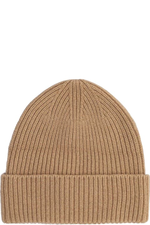 Hats for Women Fendi Logo Detailed Turn-up Brim Beanie