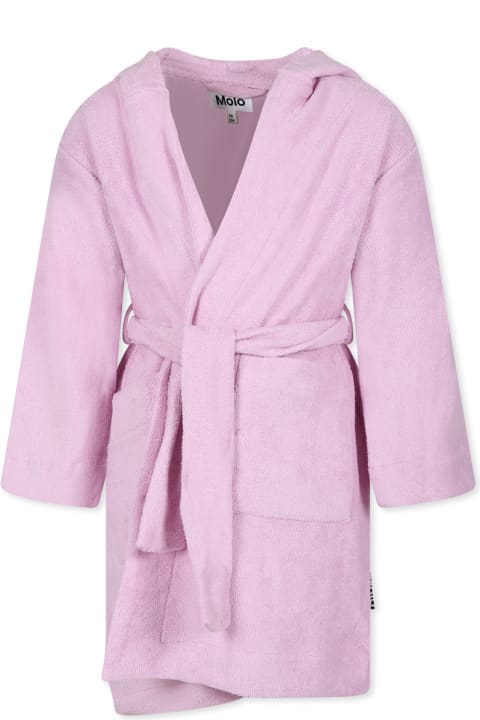 Accessories & Gifts for Girls Molo Pink Bathrobe For Girl