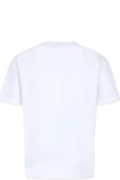 Balmain T-Shirts & Polo Shirts for Boys Balmain T-shirt Con Stampa