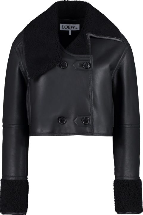 Loewe for Women Loewe Deconstructed Leather Jacket