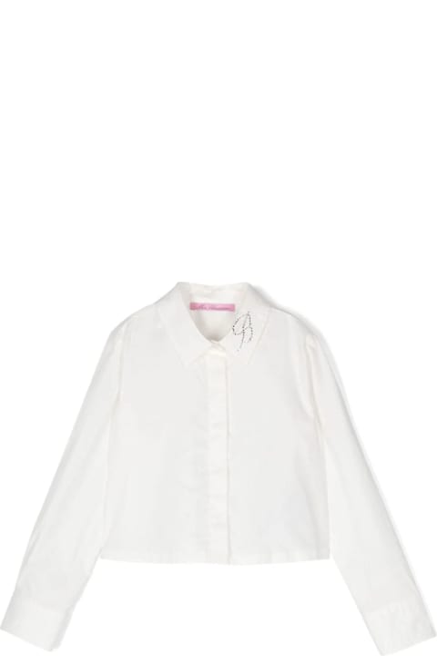 Shirts for Girls Miss Blumarine Miss Blumarine Shirts White