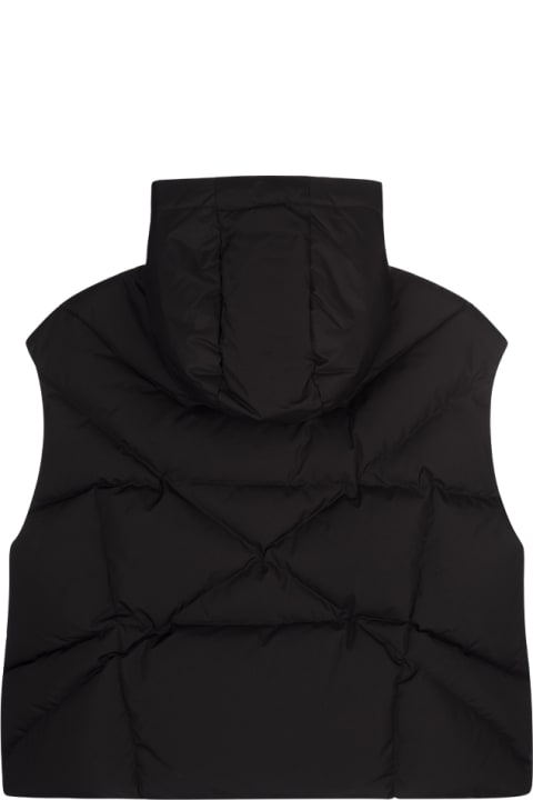 Khrisjoy معاطف وجواكت لـ أولاد Khrisjoy Black Khriskid Padded Gilet