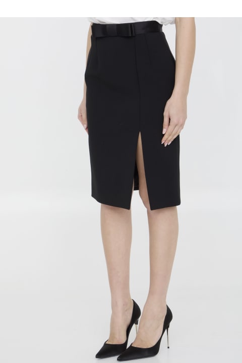 ウィメンズ Dolce & Gabbanaのスカート Dolce & Gabbana Wool Pencil Skirt