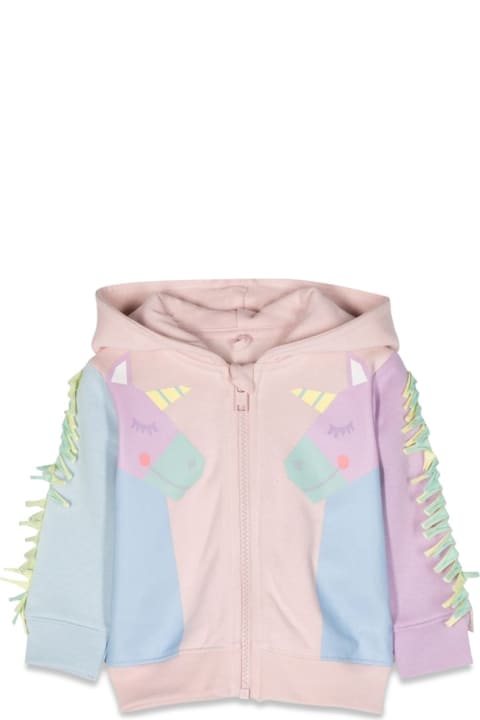 Stella McCartney Kids Sweaters & Sweatshirts for Baby Girls Stella McCartney Kids Unicorns Zipper Hoodie