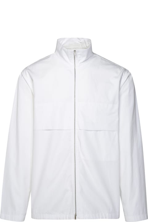 Jil Sander Coats & Jackets for Men Jil Sander White Cotton Jacket