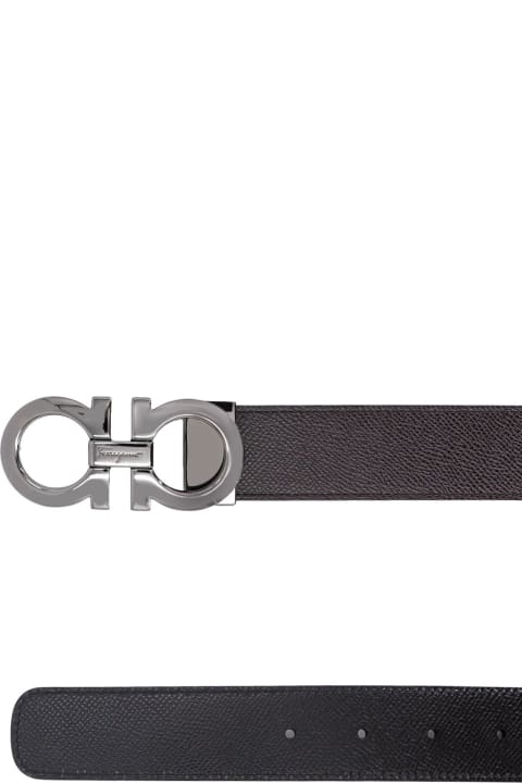 Ferragamo Accessories for Men Ferragamo Leather Belt With Gancini Buckle
