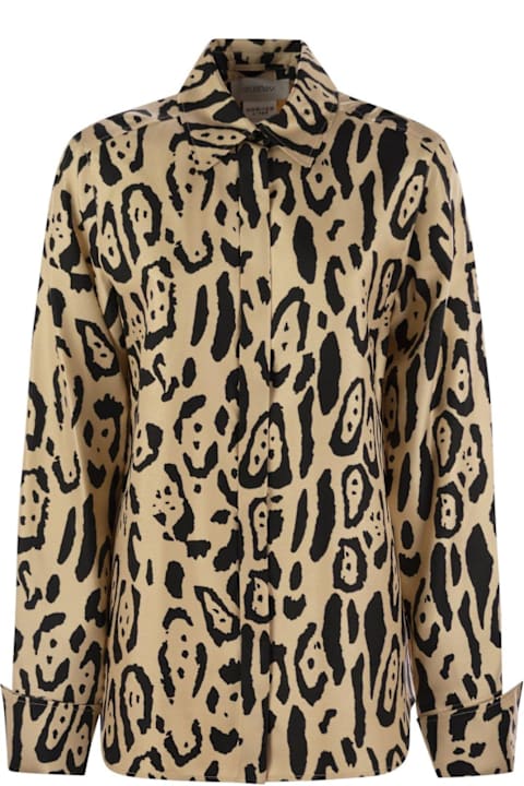 Homeware SportMax Armony Animal Patterned Long-sleeved Shirt