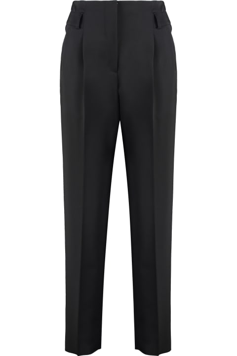 Max Mara for Women Max Mara Celtico Wool Tapered-fit Trousers
