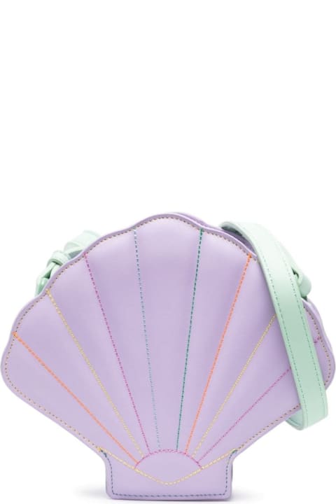 Accessories & Gifts for Baby Girls Stella McCartney Kids Lilac Seashell Shoulder Bag