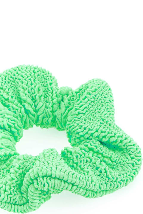 Hunza G for Women Hunza G Fluo Green Fabric Scrunchie