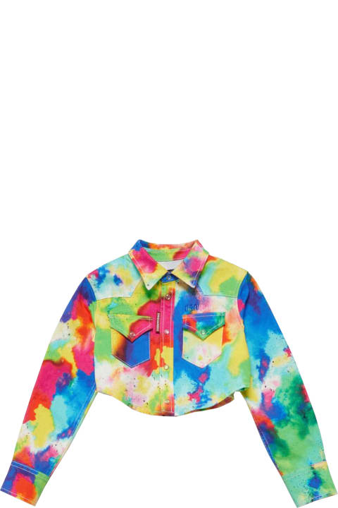 Topwear for Girls Dsquared2 Cropped Shirt