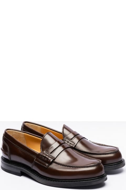 Loafers & Boat Shoes for Men Church's Dlw Burnt Bookbinder Penny Loafer