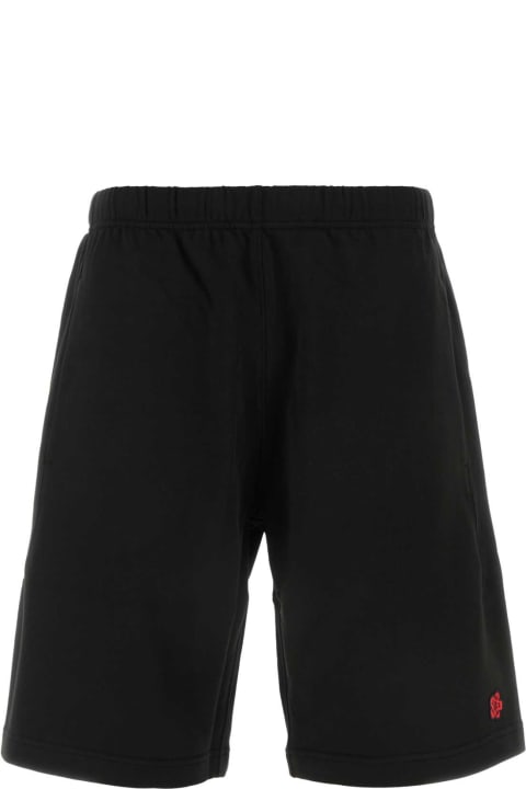 Kenzo Pants for Women Kenzo Black Cotton Bermuda Shorts