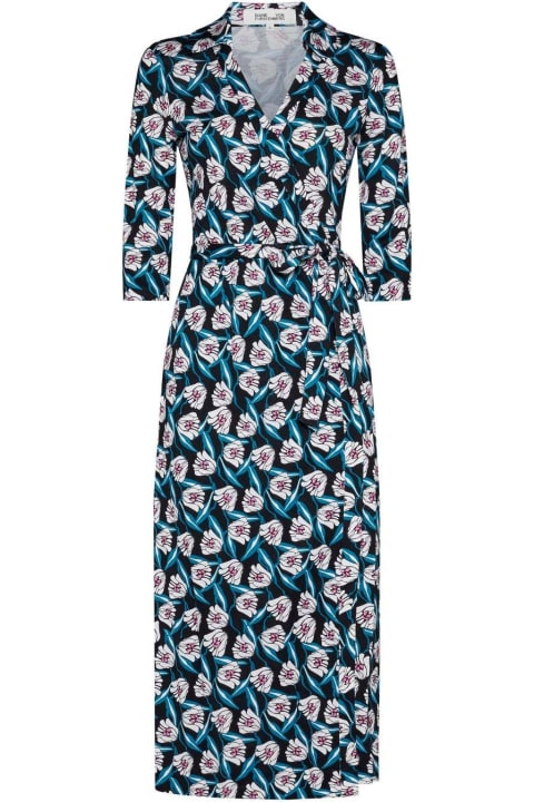 Fashion for Women Diane Von Furstenberg All-over Printed V-neck Dress