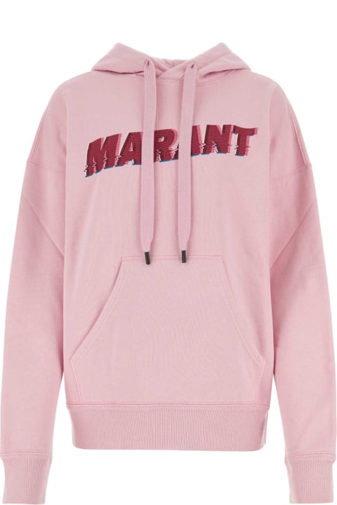 Fleeces & Tracksuits for Women Marant Étoile Pink Cotton Blend Mansel Sweatshirt