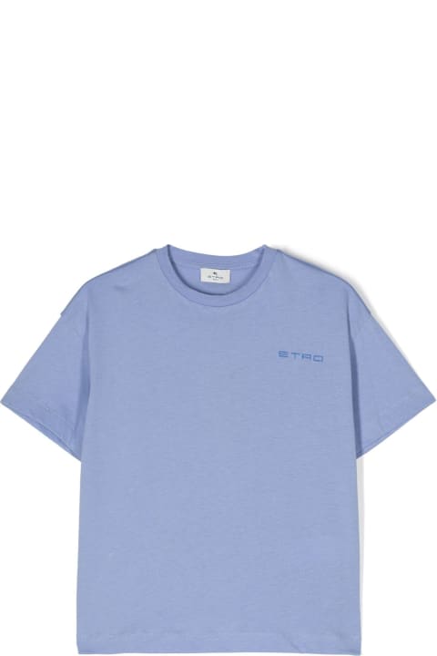 Fashion for Women Etro Etro T-shirts And Polos Blue