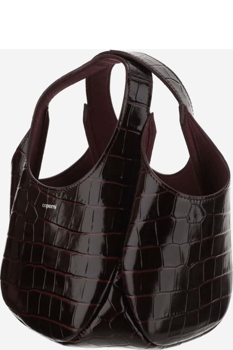 Coperni Bags for Women Coperni B-buzz Mini Shoulder Bag With Crocodile Effect