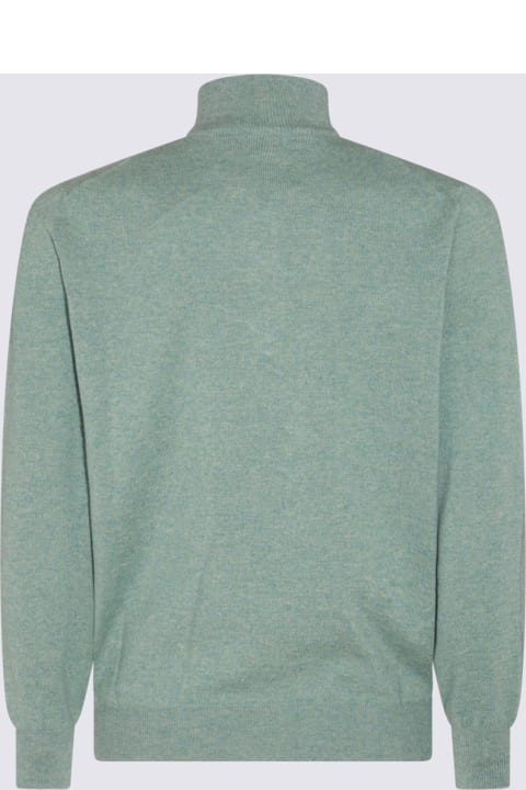 Clothing for Men Brunello Cucinelli Green Wool Knitwear