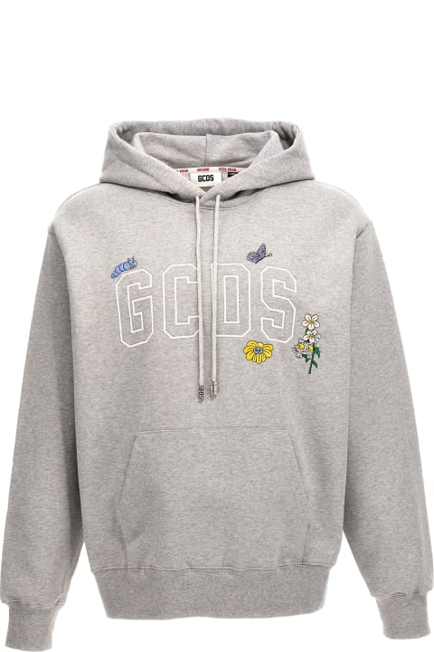 GCDS Fleeces & Tracksuits for Women GCDS Embroidery Hoodie