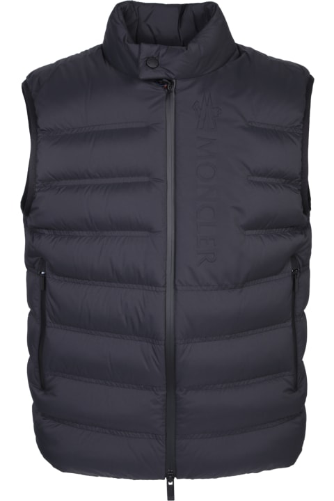 Coats & Jackets for Men Moncler Oserot Black Vest
