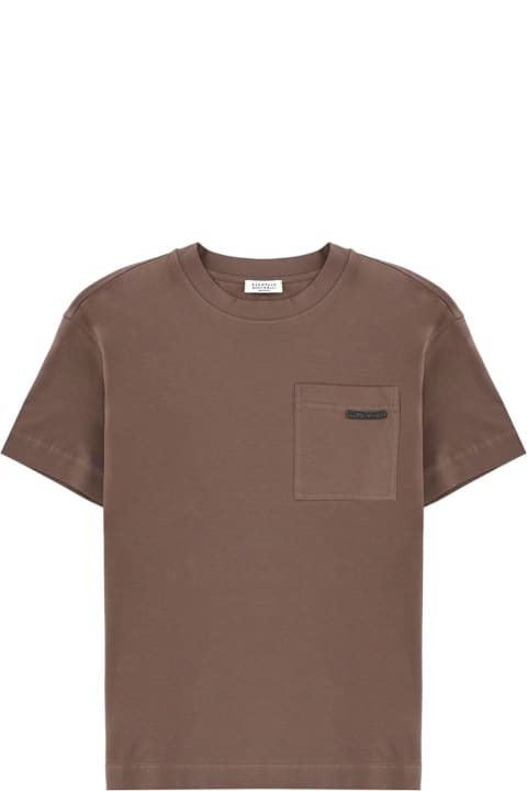 Brunello Cucinelli for Kids Brunello Cucinelli T-shirt With Pocket