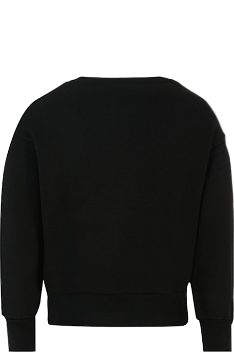 N.21 Men N.21 Black Sweatshirt For Girl With Logo