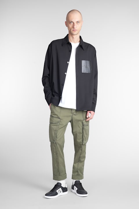 Pants for Men Balmain Pants In Khaki Cotton