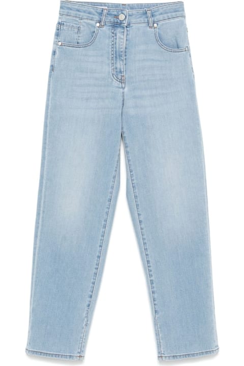 Peserico for Kids Peserico Peserico Light Blue Trousers