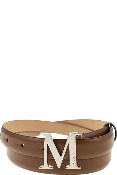 Max Mara Accessories for Women Max Mara Logo Plaque Belt