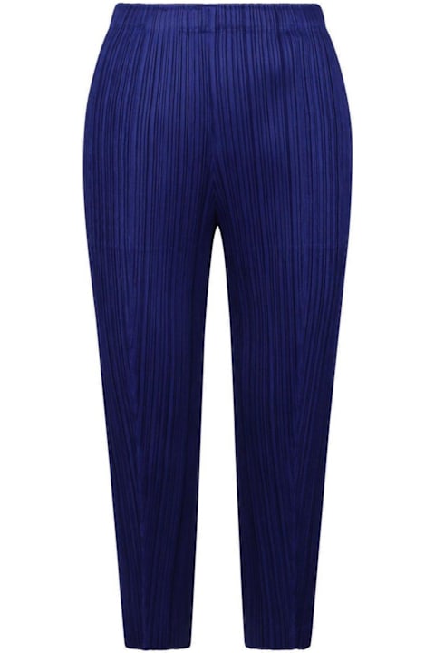 Pleats Please Issey Miyake for Kids Pleats Please Issey Miyake Thicker Bottoms 1 Tapered Pleated Trousers