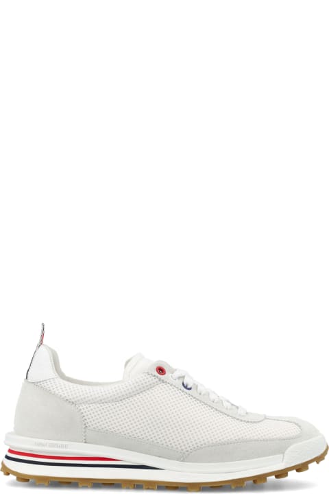 Fashion for Men Thom Browne Tech Runner In Fine Kid Suede