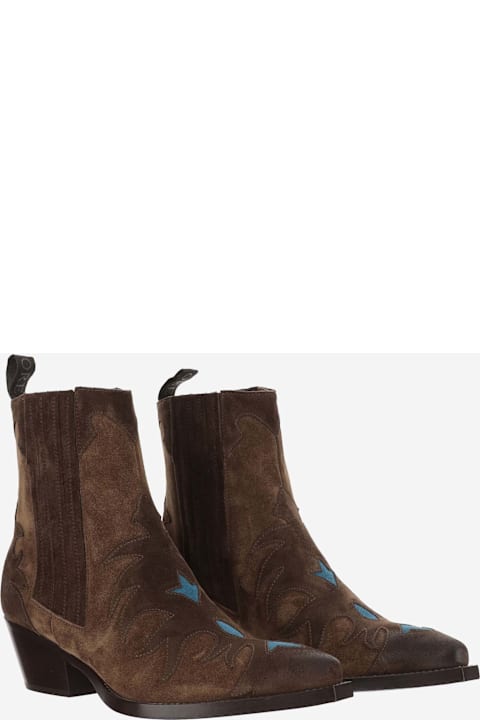 Sartore Shoes for Women Sartore Suede Western Boots