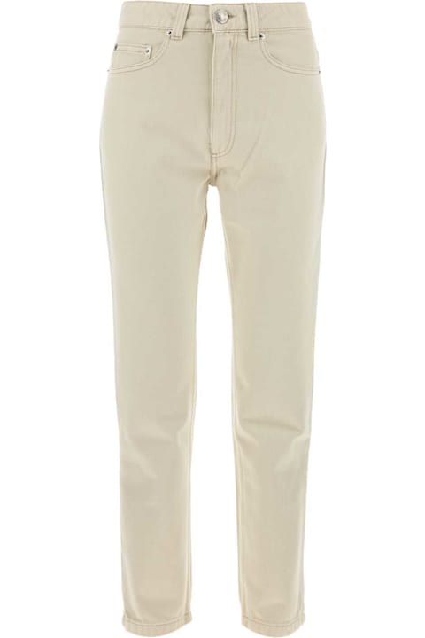 Ami Alexandre Mattiussi الجينز لـ السيدات Ami Alexandre Mattiussi Ivory Denim Jeans