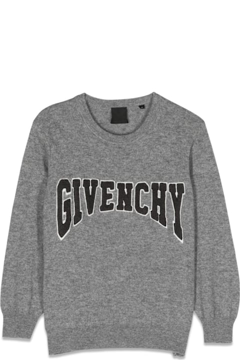 Givenchy for Kids Givenchy Logo Crew Neck Pullover