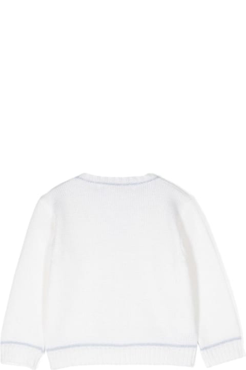 La stupenderia Sweaters & Sweatshirts for Baby Girls La stupenderia Cardigan Bianco
