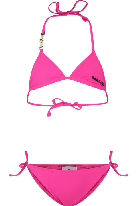 Swimwear for Girls Barrow Fuchsia Bikini For Girl With Smiley