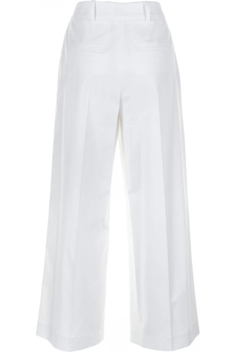 Eleventy Clothing for Women Eleventy White Cotton Trousers